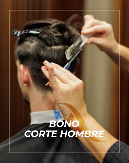 Bono descuento de corte de pelo para hombre en peluquería Alonsos en calle San Luis en Gijón